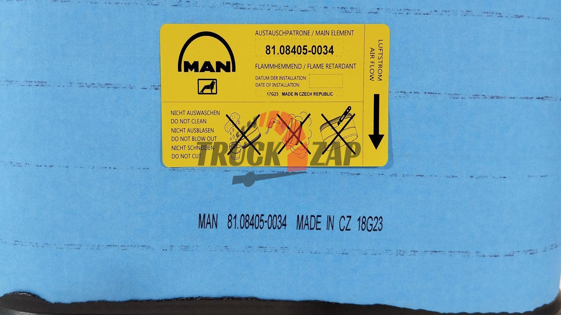 Элемент воздушного фильтра MAN — фото 2
