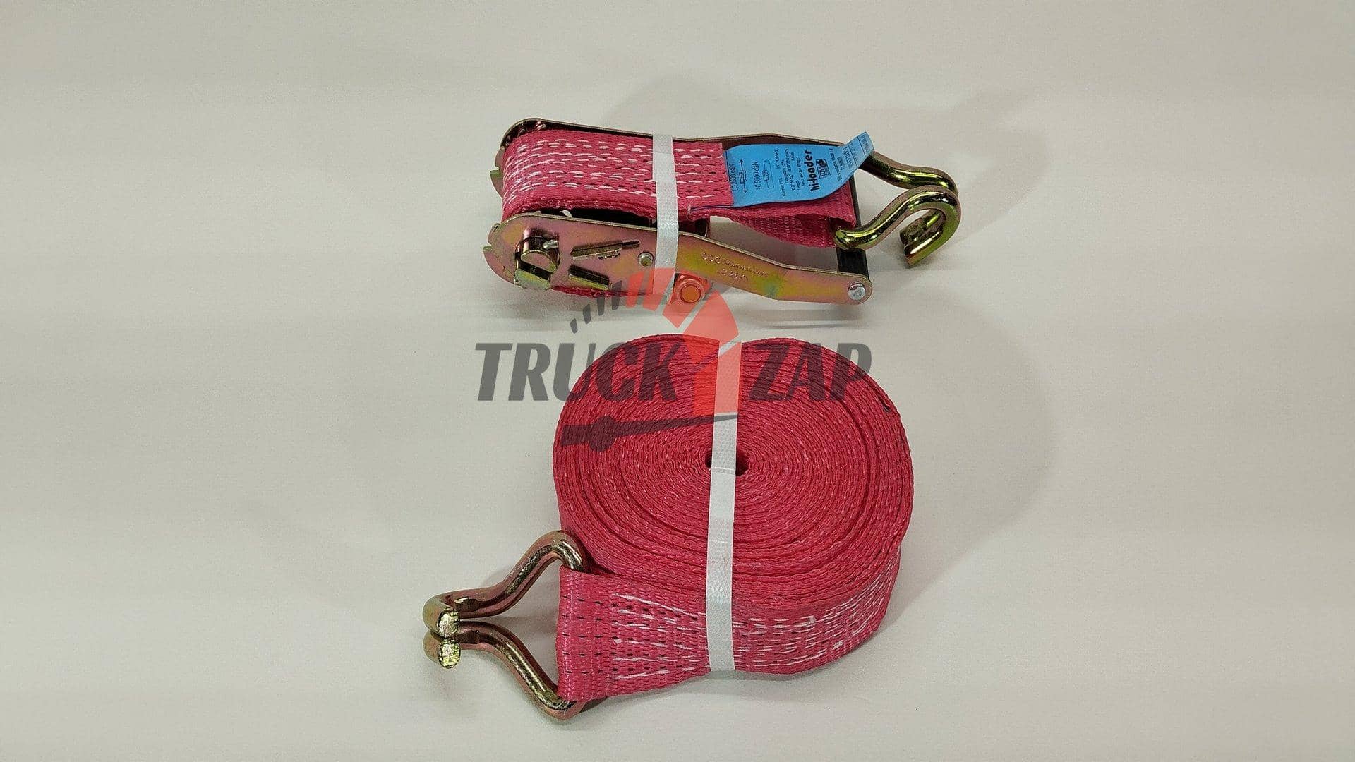 Ремень стяжной с трещеткой 10 м 5 т, (красный) №HL500010, пр. Hi-Loader